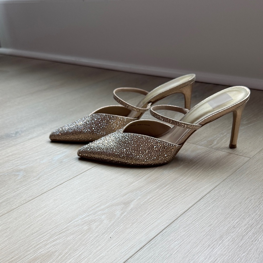 Dolce Vita Glittering Gold Heels